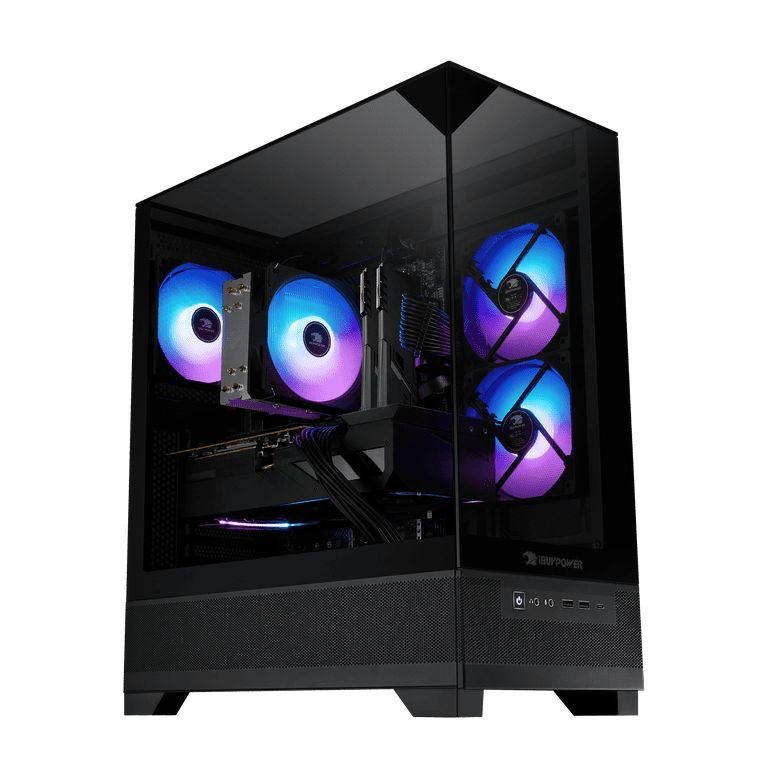 iBUYPOWER ESA7R77XT01 Gaming PC Desktop - AMD Ryzen 7 8700F, AMD Radeon RX 7700 XT 12GB, 32GB DDR5 Non-RGB RAM, 1TB NVMe SSD - Image 3