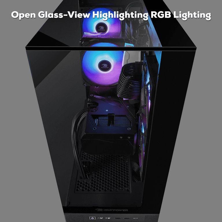 iBUYPOWER ESA7R77XT01 Gaming PC Desktop - AMD Ryzen 7 8700F, AMD Radeon RX 7700 XT 12GB, 32GB DDR5 Non-RGB RAM, 1TB NVMe SSD - Image 8