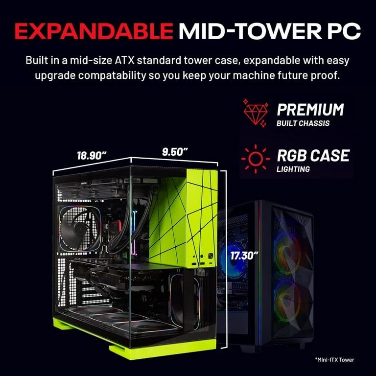 Skytech Viper Gaming PC Desktop AMD Ryzen 7 7800X3D NVIDIA Geforce RTX 5070 Ti 1TB Gen4 NVMe SSD 32GB DDR5 RAM,AIO Liquid Cooling Windows 11 - Image 6