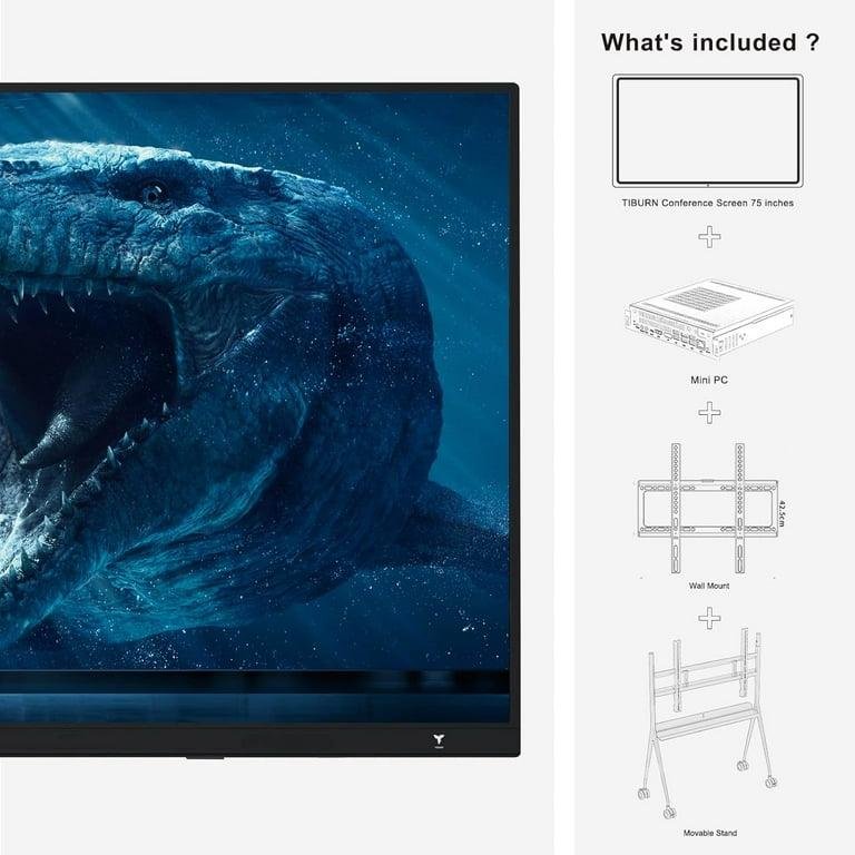 TIBURN HQ Board 75" R2 MAX, Smart Board 4K UHD Touch Screen All-in-One Computer for Office and Classroom with Android 13 and Windows 11 Pro & Open App Ecosystem - Image 5