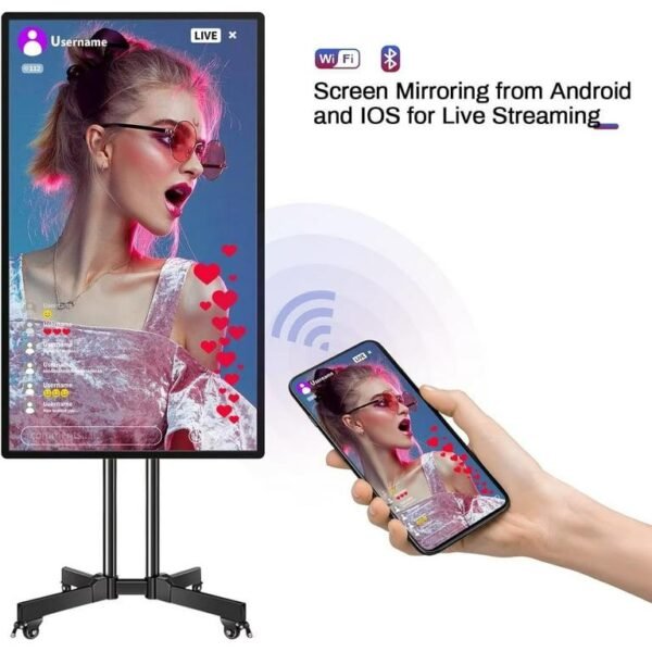 OmninexHub Smart Board 49 Inch Interactive Whiteboard, All-in-One Touch Screen Computer with Dual System & Cloud Sharing - Perfect for Classroom, Office & Presentations​ - Image 4