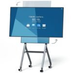 Tiburn FLIP HUB 55" S2 Android 13.0 4K UHD Rotating Smart Board | Touch Screen, Ideal for Office, Classroom, Home, Advertising Display with Mobile Stand