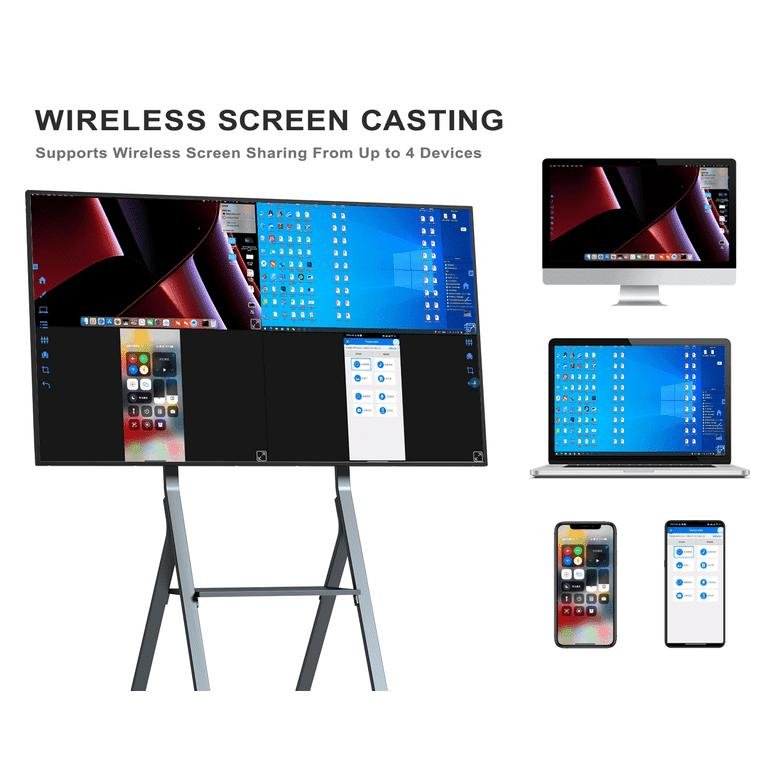 Tiburn FLIP HUB 55" S2 Android 13.0 4K UHD Rotating Smart Board | Touch Screen, Ideal for Office, Classroom, Home, Advertising Display with Mobile Stand - Image 6