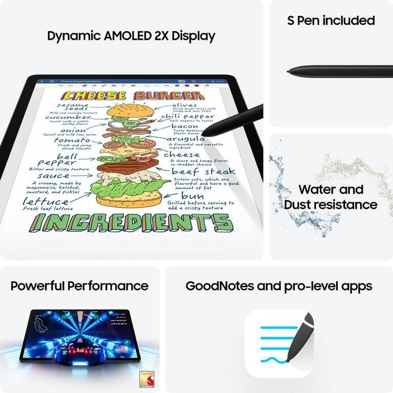 Samsung Galaxy Tab S9 FE 10.9" Widescreen Tablet with S Pen, 256GB, Android 13, Lavendar - Image 4
