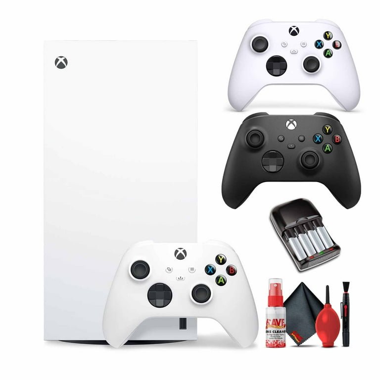 Microsoft Xbox Series X 1 TB Bundle with 2x Extra Controller, Batteries and More