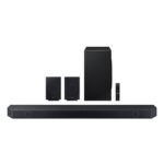 SAMSUNG Q-Series 11.1.4ch Wireless Dolby Atmos Soundbar + Rear Speakers w/ Q-Symphony HW-Q990C/ZA