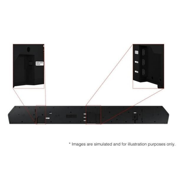SAMSUNG Q-series 11.1.4 ch. Wireless Dolby ATMOS Soundbar + Rear Speakers with Q-Symphony HW-Q990D - Image 6