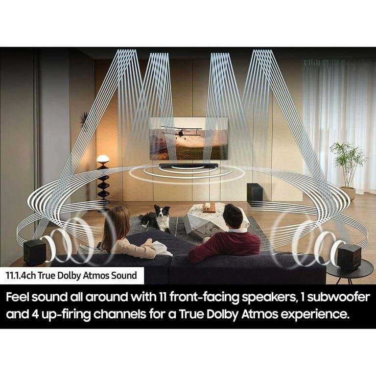 SAMSUNG Q-series 11.1.4 ch. Wireless Dolby ATMOS Soundbar + Rear Speakers with Q-Symphony HW-Q990D - Image 5