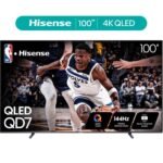 Hisense 100-Inch Class QD7 Series QLED 4K UHD Google Smart TV (100QD7N, 2024 Model)