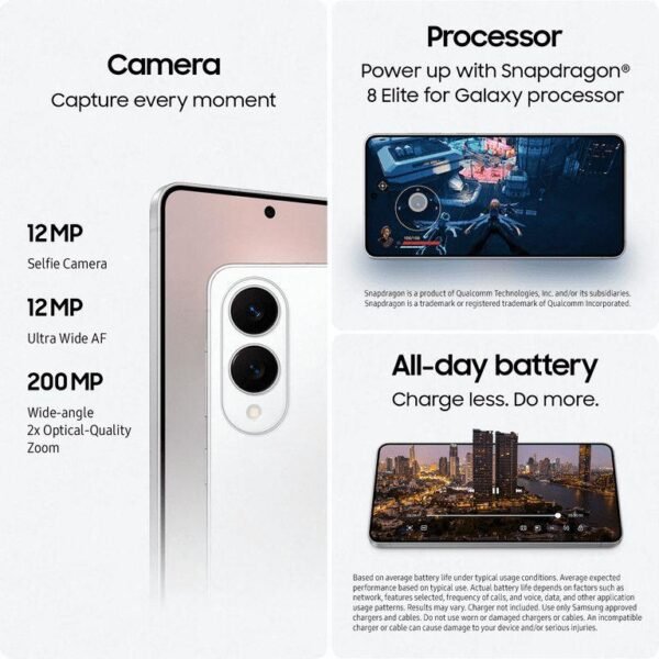 Samsung Galaxy S25 Edge 5G | 512GB | Dual SIM | International Version - Titanium Silver - Image 5
