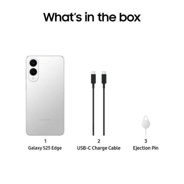 Samsung Galaxy S25 Edge 5G | 512GB | Dual SIM | International Version - Titanium Silver - Image 11