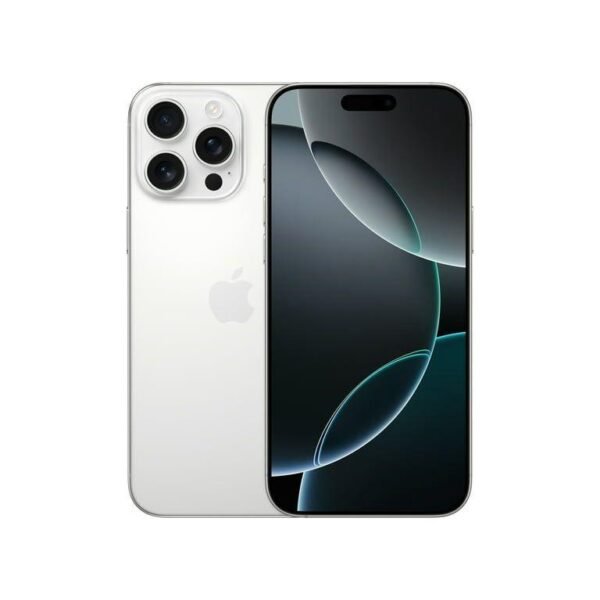 Straight Talk Apple iPhone 16 Pro Max, 256GB, White Titanium