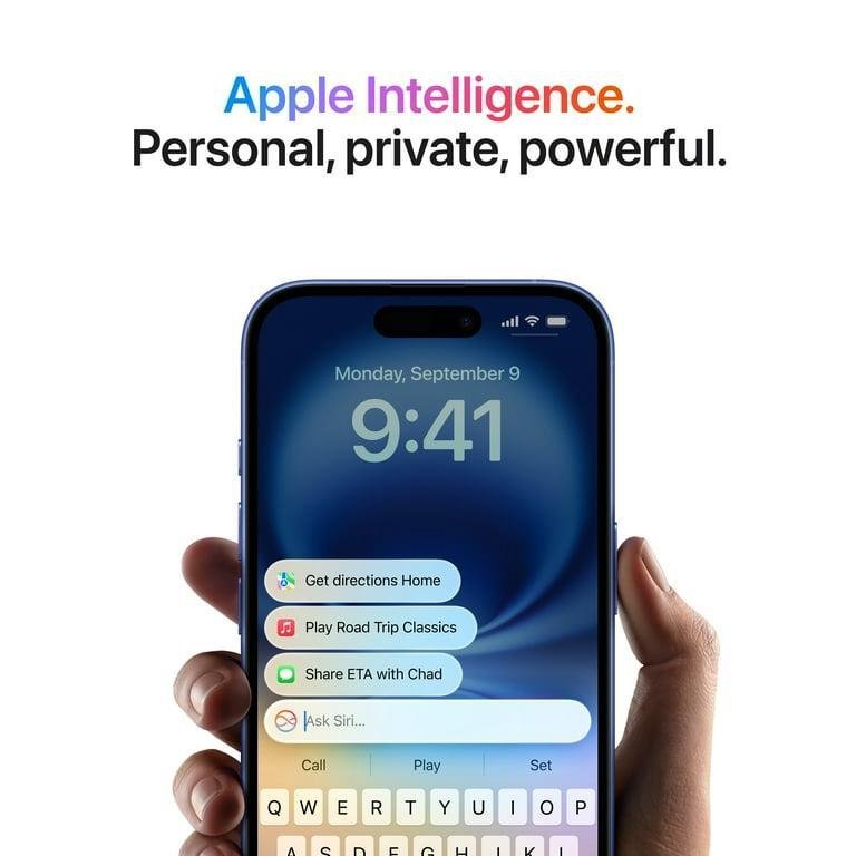 Straight Talk Apple iPhone 16, 128GB, Teal - Image 5