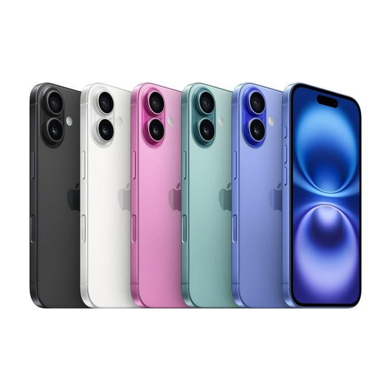 Straight Talk Apple iPhone 16, 128GB, Teal - Image 4