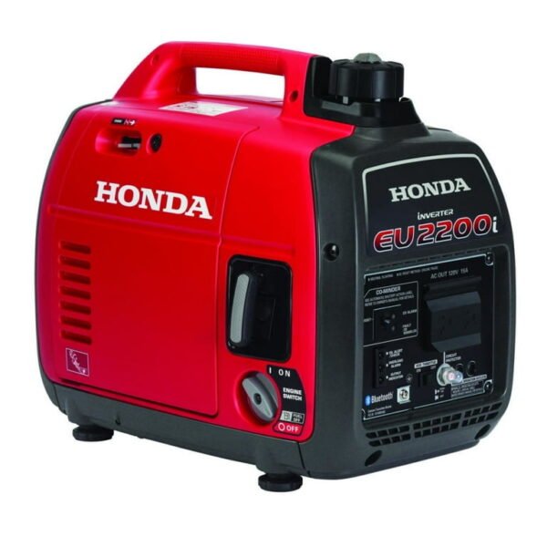 Honda 2200-Watt Remote Stop/Recoil Start Bluetooth Super Quiet Gasoline Powered Inverter Generator with Advanced CO Shutdown - Image 3