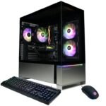CyberPowerPC Gamer Master Gaming Desktop, AMD Ryzen 5 8400F, NVIDIA GeForce RTX 5060 8GB, 16GB DDR5, 1TB SSD, Black