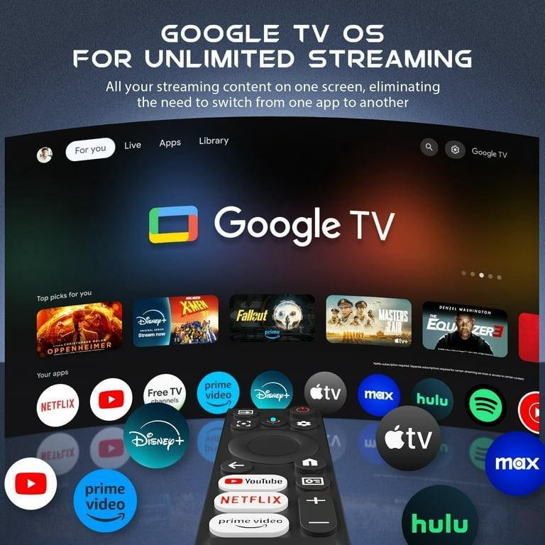HAPPRUN 4K Google TV Projector with WiFi and Bluetooth,Google Officially Licensed, Dolby Audio - Image 6