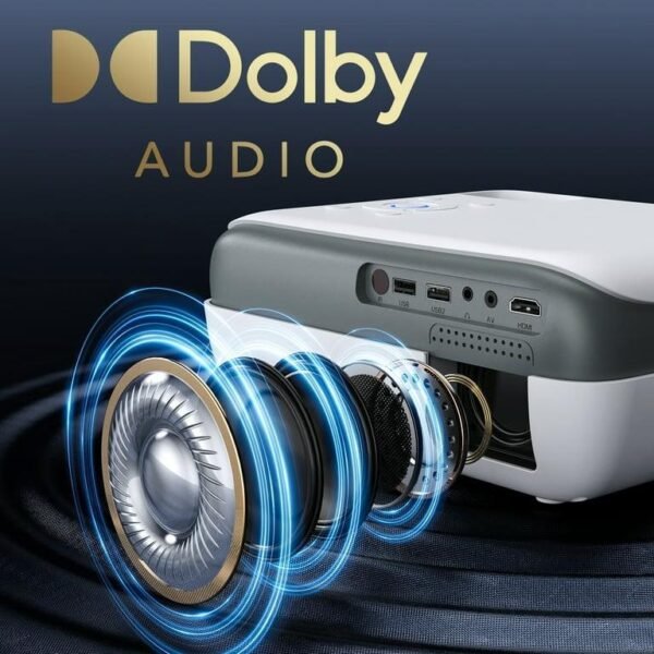 HAPPRUN 4K Google TV Projector with WiFi and Bluetooth,Google Officially Licensed, Dolby Audio - Image 3
