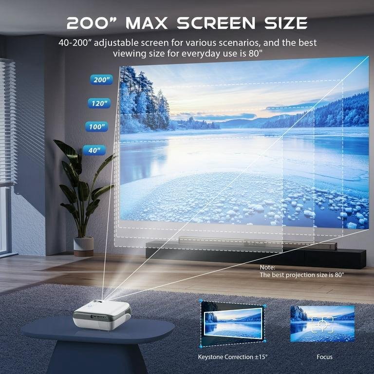 HAPPRUN 4K Google TV Projector with WiFi and Bluetooth,Google Officially Licensed, Dolby Audio - Image 4