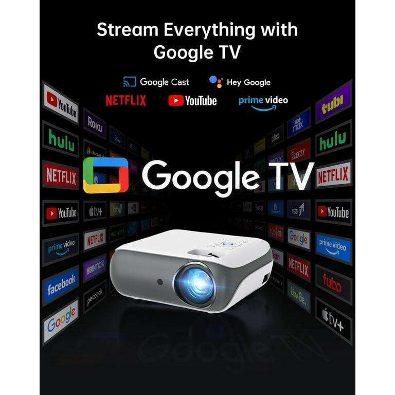 HAPPRUN 4K Google TV Projector with WiFi and Bluetooth,Google Officially Licensed, Dolby Audio - Image 2