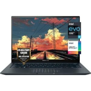 ASUS Zenbook 14.5"2.8K (2880 x 1800) 120Hz OLED, 13th Gen Intel, Backlit Keyboard, Military-Grade