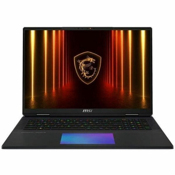 MSI Titan 18 HX AI AXW Titan 18 HX AI A2XWJG-614US 18" Gaming Notebook, UHD+, Intel Core Ultra 9 285HX, 64 GB, 2 TB SSD, Core Black