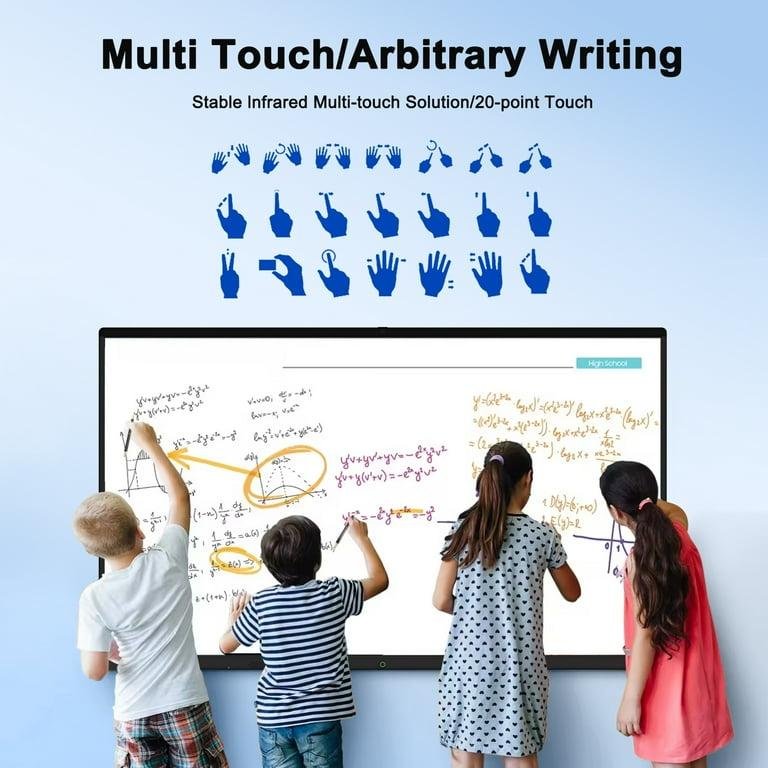 YCKJNB 65-inch Smart White Board, 4K UHD 2160P Touch Screen Display Whiteboard, Built-in UHD Camera, Open Application Ecosystem, Interactive Whiteboard for Business Office with Wall Mount Bracket - Image 4
