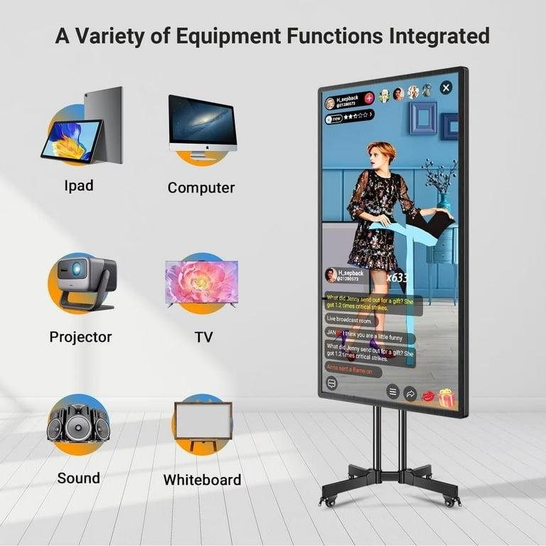 BELNET Smart Board 2K Video Conference Board 49" IR Touch Interactive Dual System +Multi-Casting for Auditoriums, Classroom and Office - Image 2