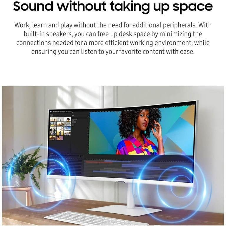 Samsung 34" ViewFinity S65TC Ultra-WQHD 100Hz AMD FreeSync HDR10 Curved Monitor Bundle with Tech Smart USA Elite Suite 18 Standard Editing Software Bundle - Image 4
