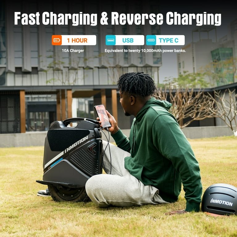 NMOTION V9 Hoverboard – Powerful Commuter E-Scooter with 25mph Speed & 30mi Range Best electric unicycle for dog walking - Image 2