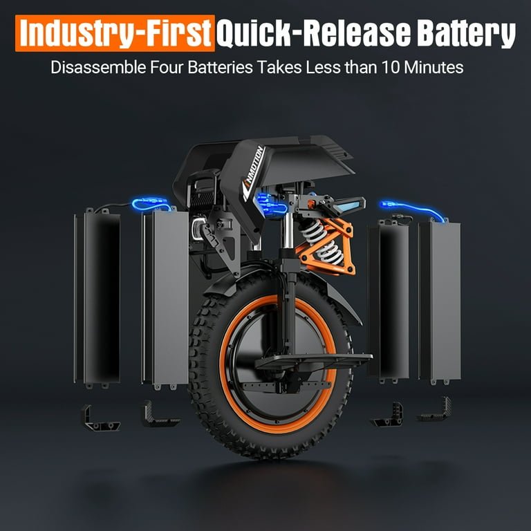 INMOTION Adventure Hoverboard Electric Unicycle, One Wheel EUC Portable Self-Balancing Monowheel for Adults - Image 7