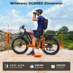 Dual Motors AWD 2600W Electric Bike for Adult 26'', UL2849 48V 30/60AH Removable Battery E-mountain bike 4.0 Fat Tire up to 32MPH Long Range Off-road Ebike Beach Dual Hydraulic&Brakes E-Bicycle