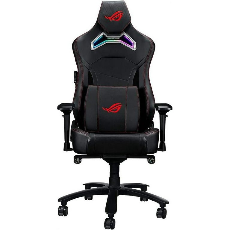 ASUS ROG SL300C ROG Chariot RGB Gaming Chair Memory Foam Lumbar Support, 4D Adjustable Armrest, Reclining Backrest, Breathable Leatherette Material - Image 2