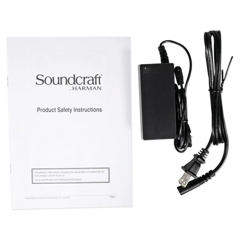 Audio Technica ATH-M60X Studio Headphones+Soundcraft Mixer w/ USB Interface - Image 7