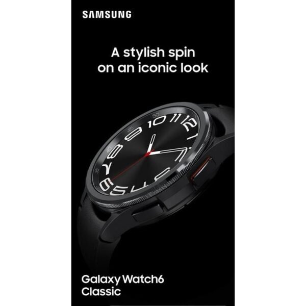 Samsung Galaxy Watch6 Classic 47mm Bluetooth and WiFi Smart Watch, Black - Image 7