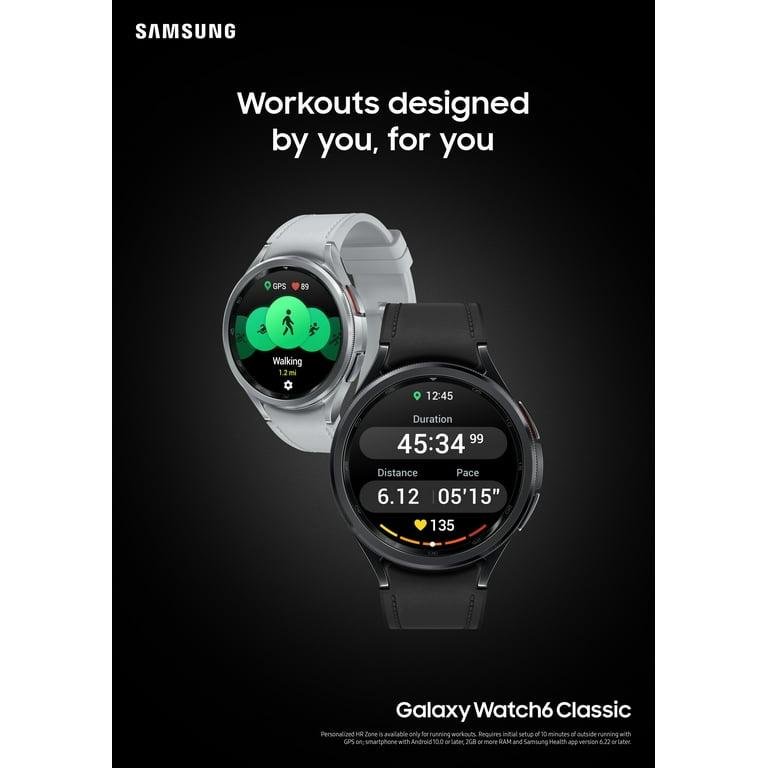 Samsung Galaxy Watch6 Classic 47mm Bluetooth and WiFi Smart Watch, Black - Image 6