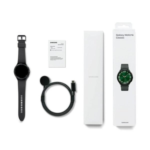 Samsung Galaxy Watch6 Classic 47mm Bluetooth and WiFi Smart Watch, Black - Image 8