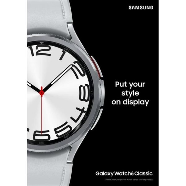 Samsung Galaxy Watch6 Classic 47mm Bluetooth and WiFi Smart Watch, Black - Image 5