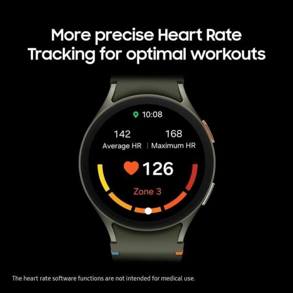 Samsung Galaxy Watch7 40mm Bluetooth and WiFi Aluminum Smart Watch, Cream - Image 9