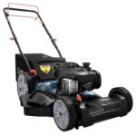 SENIX Self-Propelled Gas Lawn Mower, 21in Blade / 22in Deck, 140cc 4-Cycle Made in USA Briggs & Stratton Engine, 3-in-1, 6-Position Adjustment, 11in Rear Wheels, LSSG-M9