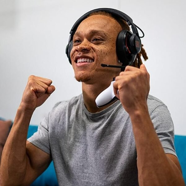 JBL Quantum 910 Wireless Over-Ear Gaming Headphones with Active Noise Cancelling, Bluetooth, & Head Tracking (Black) - Image 3