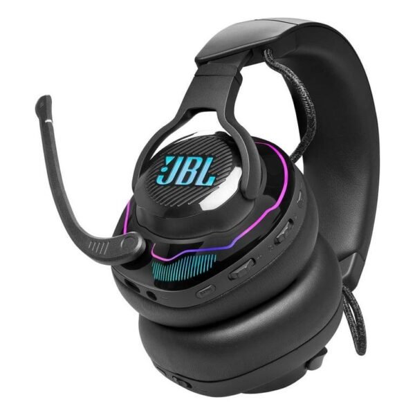 JBL Quantum 910 Wireless Over-Ear Gaming Headphones with Active Noise Cancelling, Bluetooth, & Head Tracking (Black) - Image 4