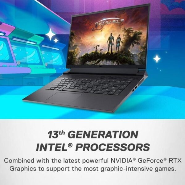 Dell G16 7630 Gaming Laptop, 16" QHD+ 240Hz 3ms Display, Intel 24-Core i9-13900HX, NVIDIA RTX 4070 8GB GDDR6, 64GB DDR5, 4TB SSD, Backlit KB, Win11 Pro, Lifetime Office w/Accessories - Image 5