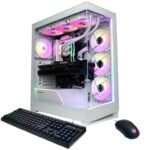 CyberPowerPC Gamer Supreme Liquid Cool Gaming Desktop, Intel Core Ultra 9 285K, 64GB, NVIDIA GeForce RTX 5090 32GB, 4TB SSD, White, SLC10360CPGV8
