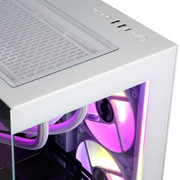 CyberPowerPC Gamer Supreme Liquid Cool Gaming Desktop, Intel Core Ultra 9 285K, 64GB, NVIDIA GeForce RTX 5090 32GB, 4TB SSD, White, SLC10360CPGV8 - Image 4