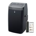 TCL 10,000 BTU 450 sq. ft. Smart Portable Air Conditioner and Heater with Fan & Dehumidifier - Black - W10P95-B5