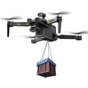 AE86 PRO MAX Screen Control Aerial Drone , Obstacle avoidance drone, Load capacity Endurance 48 minutes, 4K quality, 3-axis stabilized gimbal, Aerial camera, Black/Grey (Gray, 3 Battery_Non-Avoidance)