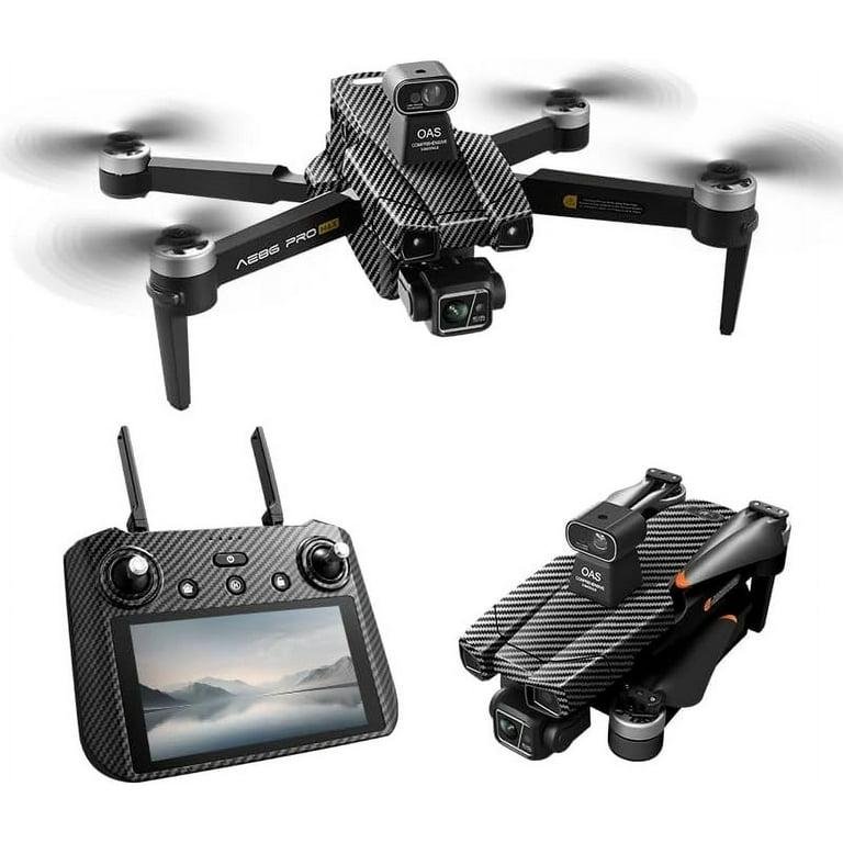AE86 PRO MAX Screen Control Aerial Drone , Obstacle avoidance drone, Load capacity Endurance 48 minutes, 4K quality, 3-axis stabilized gimbal, Aerial camera, Black/Grey (Gray, 3 Battery_Non-Avoidance) - Image 4