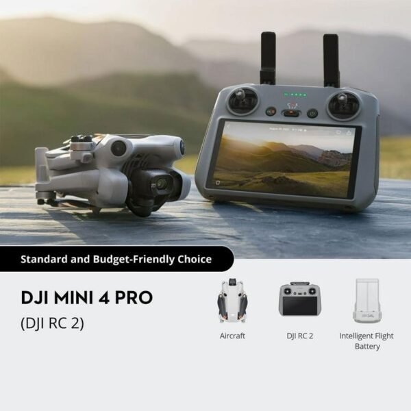 DJI Mini 4 Pro 4K HDR Folding Drone with RC 2 Remote Kit - Image 3