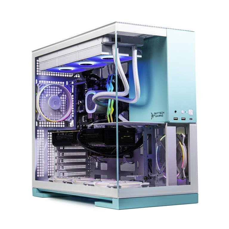 Skytech Aqua Gaming PC Desktop AMD Ryzen 7 7800X3D AMD Radeon RX 9070 XT 1TB Gen4 NVMe SSD 32GB DDR5 RAM, AIO Liquid Cooling Windows 11 - Image 2